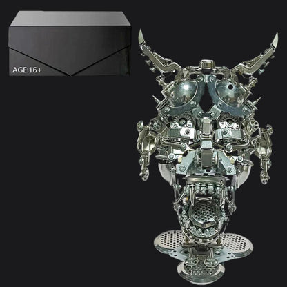 Estrelik™ | DIY 3D Mechanical Punk Hannya Japanese Ghast Mask Metal Puzzles Assembly Model