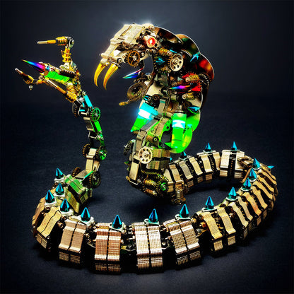 Estrelik™ | Lifelike Mechanical Cobra 3D Metal DIY Model Kit