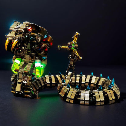 Estrelik™ | Lifelike Mechanical Cobra 3D Metal DIY Model Kit