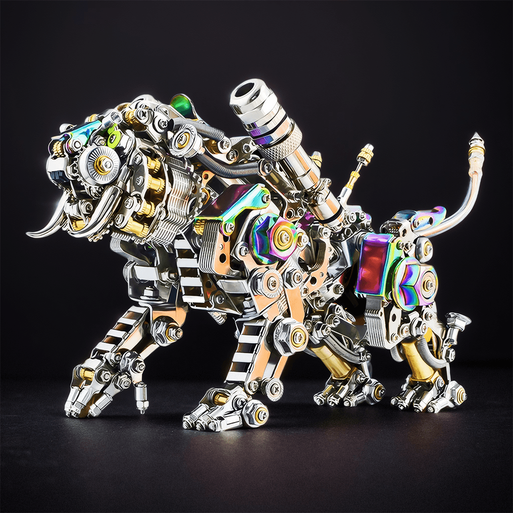 Estrelik™ | DIY 3D Metal Model Bengal Tiger Kit Puzzles Building Block Set Toys