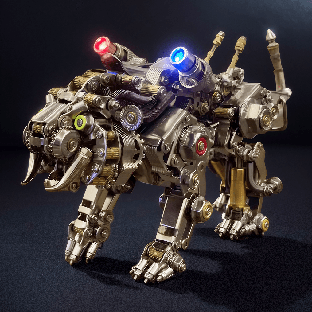 Estrelik™ | DIY 3D Metal Model Bengal Tiger Kit Puzzles Building Block Set Toys