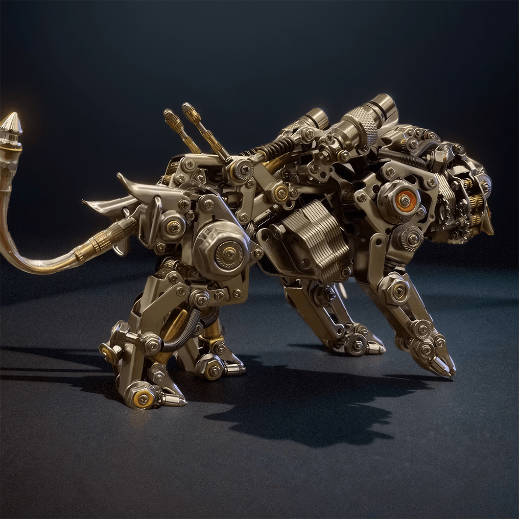 Estrelik™ | DIY 3D Metal Model Bengal Tiger Kit Puzzles Building Block Set Toys