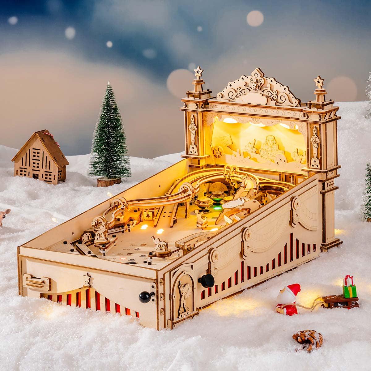 Estrelik™ | 3D Pinball Machine 3D Wooden Puzzle