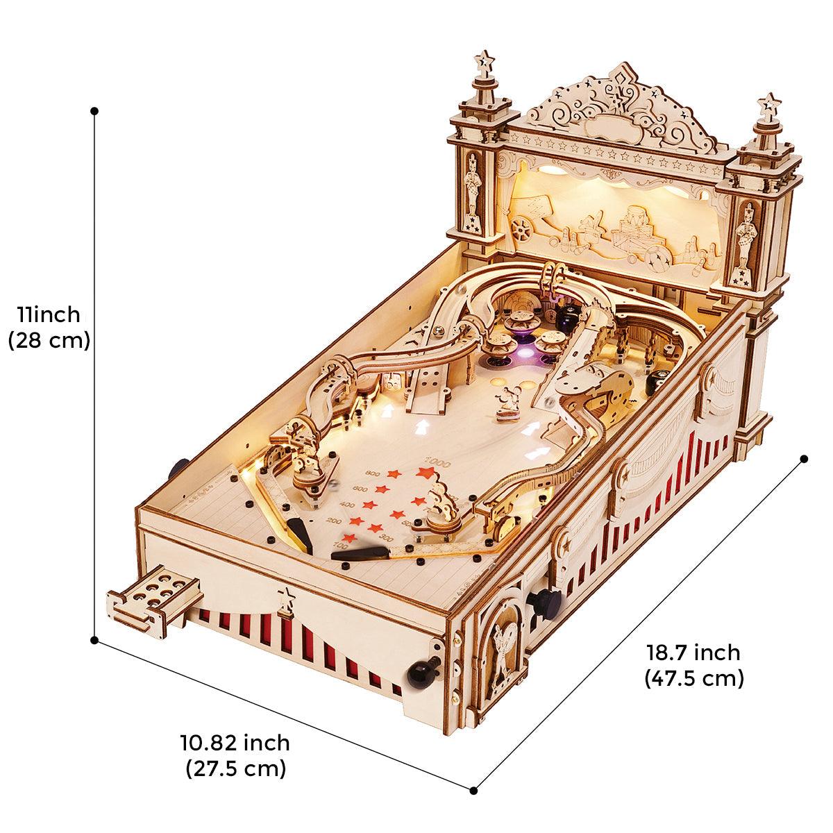 Estrelik™ | 3D Pinball Machine 3D Wooden Puzzle