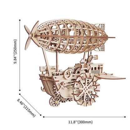 Estrelik™ | Celestial Navigator - Mechanical Steampunk Airship Model