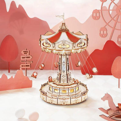 Estrelik™ | Enchanted Carousel Swing Ride Music Box