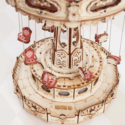Estrelik™ | Enchanted Carousel Swing Ride Music Box