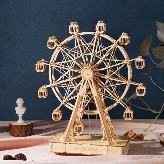 Estrelik™ | Ferris Wheel Wooden Music Box