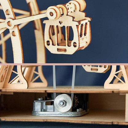 Estrelik™ | Ferris Wheel Wooden Music Box