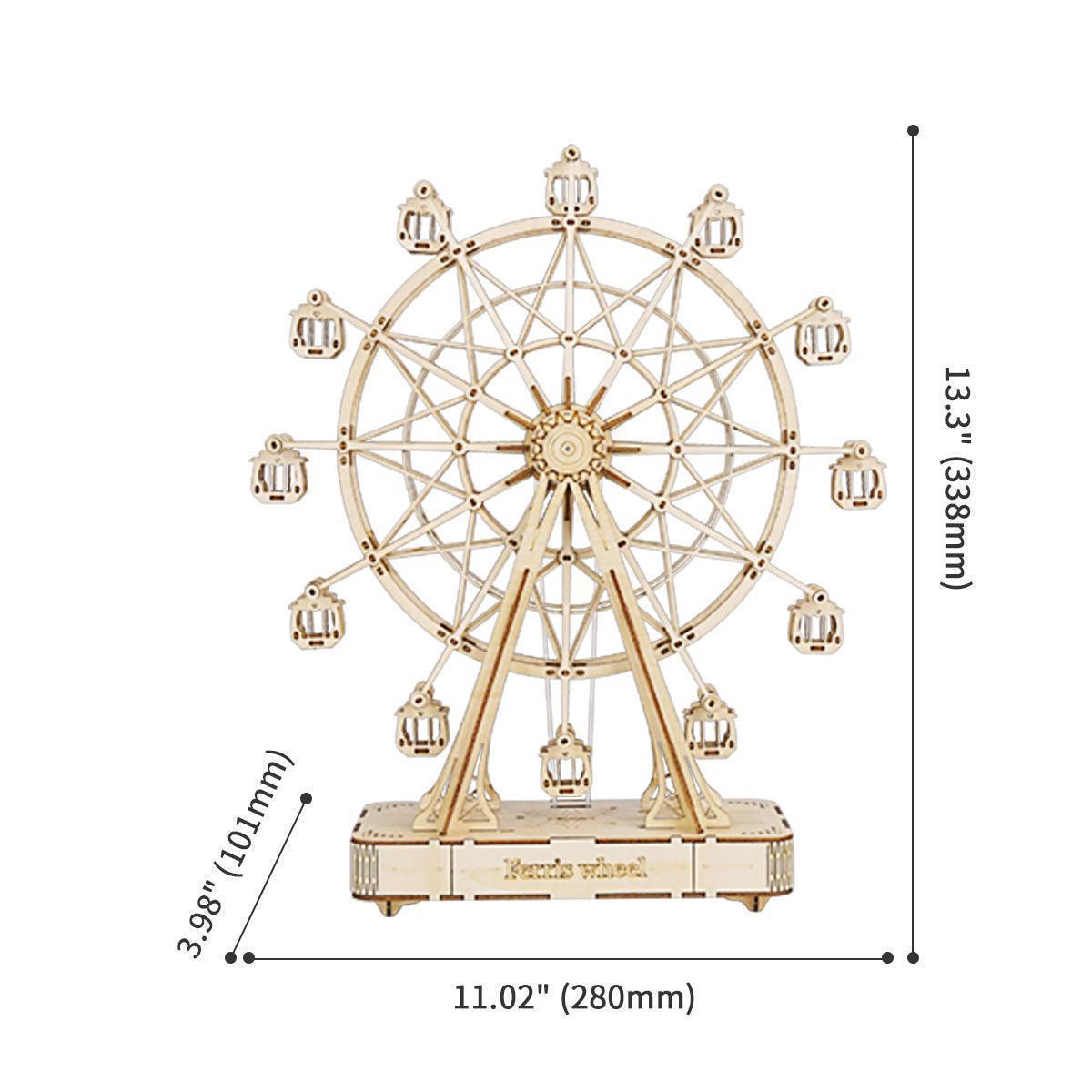 Estrelik™ | Ferris Wheel Wooden Music Box