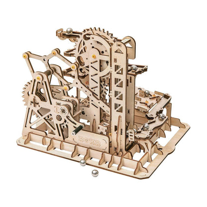 Estrelik™ | Fortress Marble Cascader - 3D Wooden Puzzle