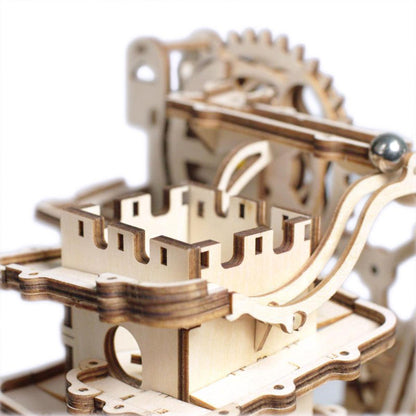 Estrelik™ | Fortress Marble Cascader - 3D Wooden Puzzle