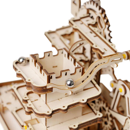 Estrelik™ | Fortress Marble Cascader - 3D Wooden Puzzle
