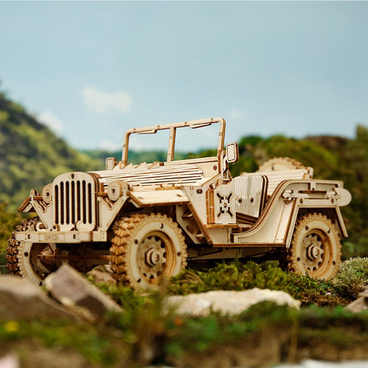 Estrelik™ | Heritage Roadster - Premium Wooden Car Model Kit