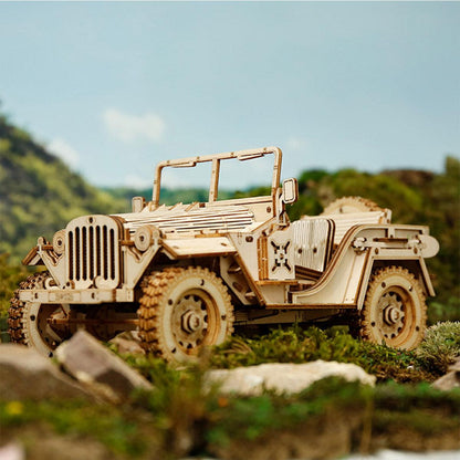 Estrelik™ | Heritage Roadster - Premium Wooden Car Model Kit