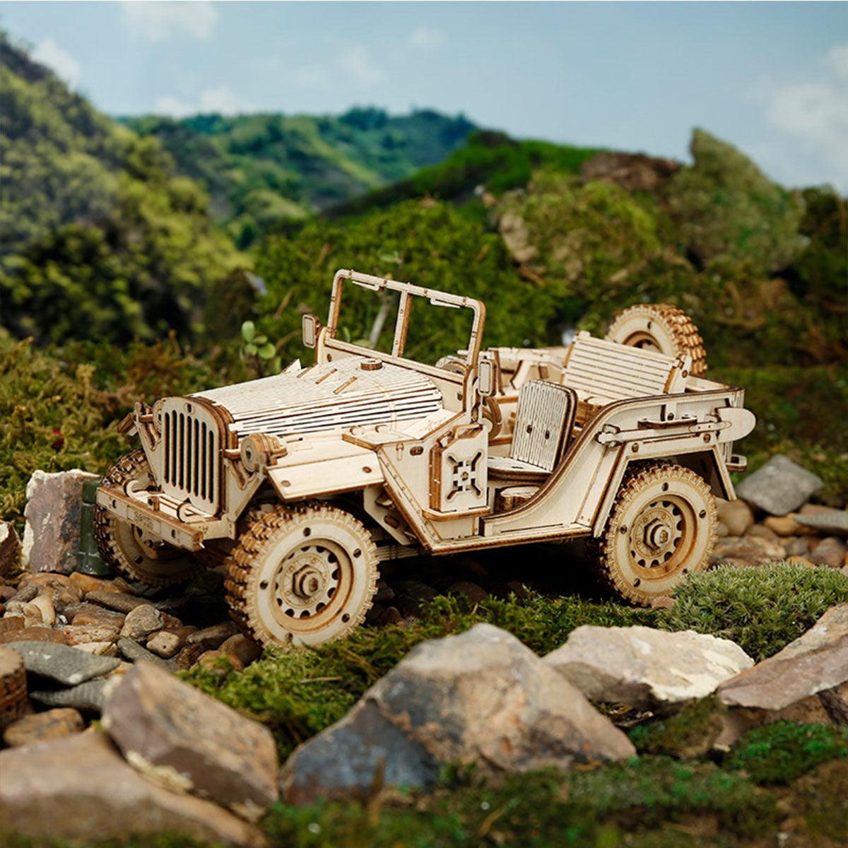 Estrelik™ | Heritage Roadster - Premium Wooden Car Model Kit