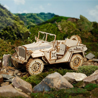 Estrelik™ | Heritage Roadster - Premium Wooden Car Model Kit