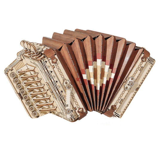 Estrelik™ | Melodic Accordion - Musical Wooden Model Kit