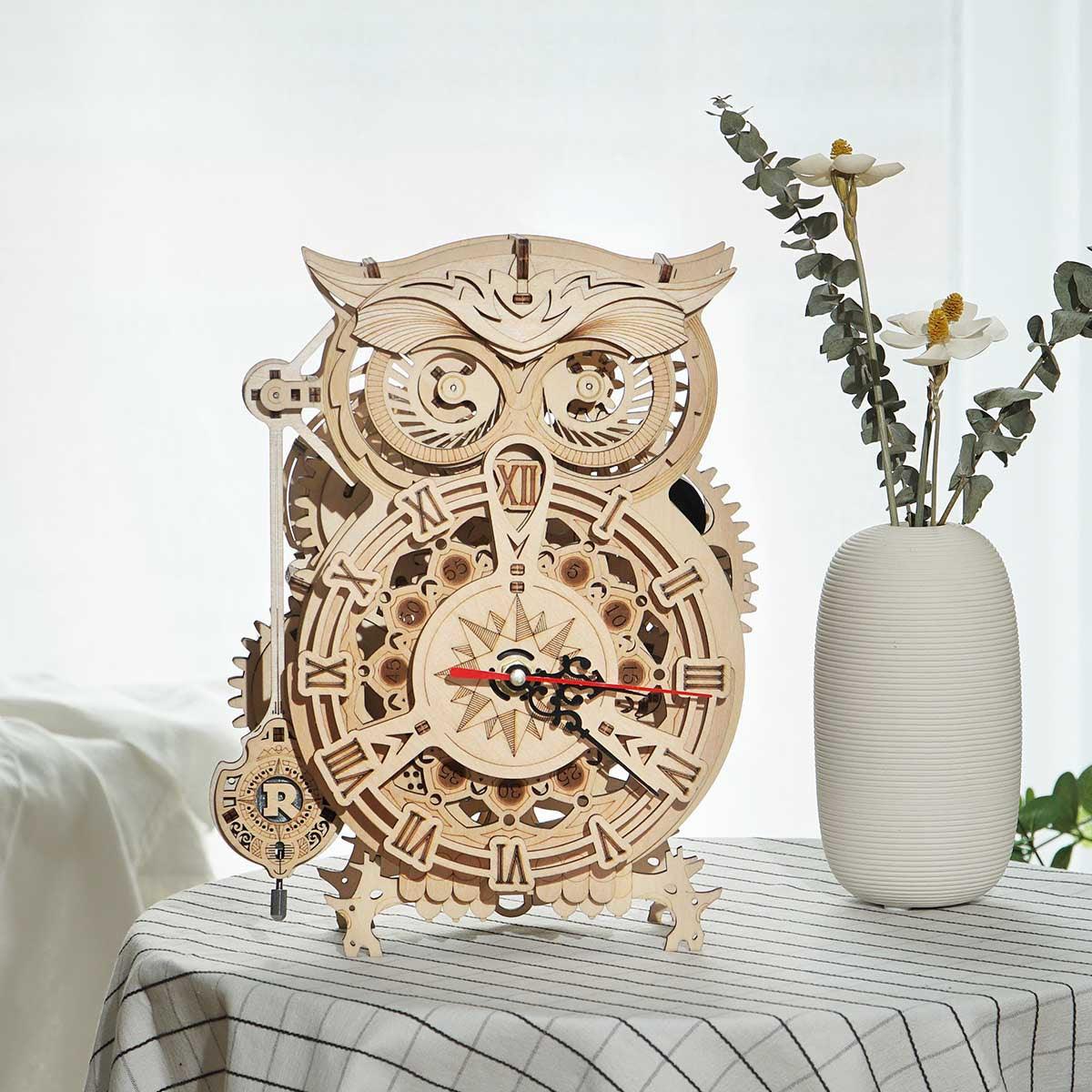 Estrelik™ | Nightwatch Owl Mechanical Timer Clock