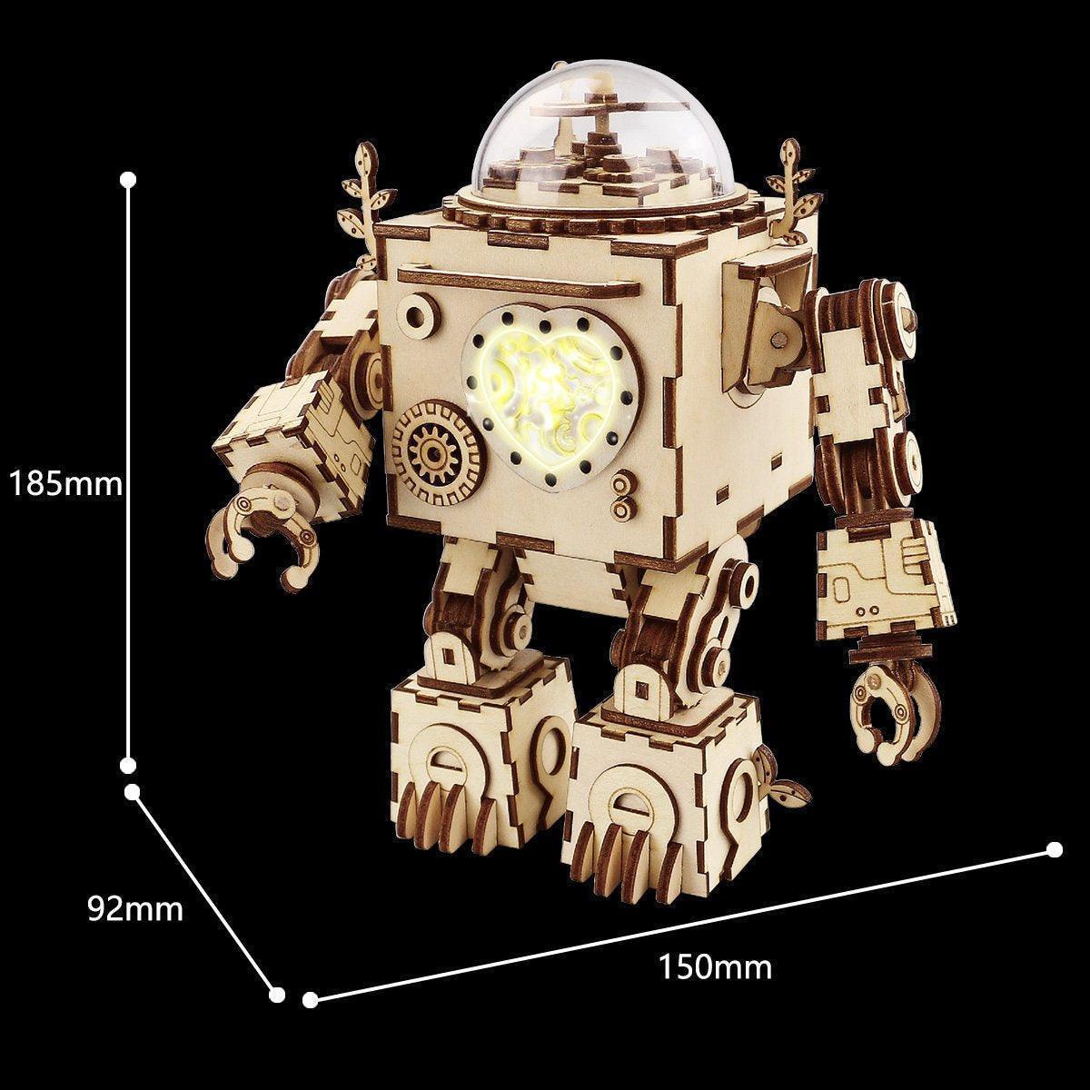 Estrelik™ | Orpheus Illuminator - Steampunk Music Box with Light