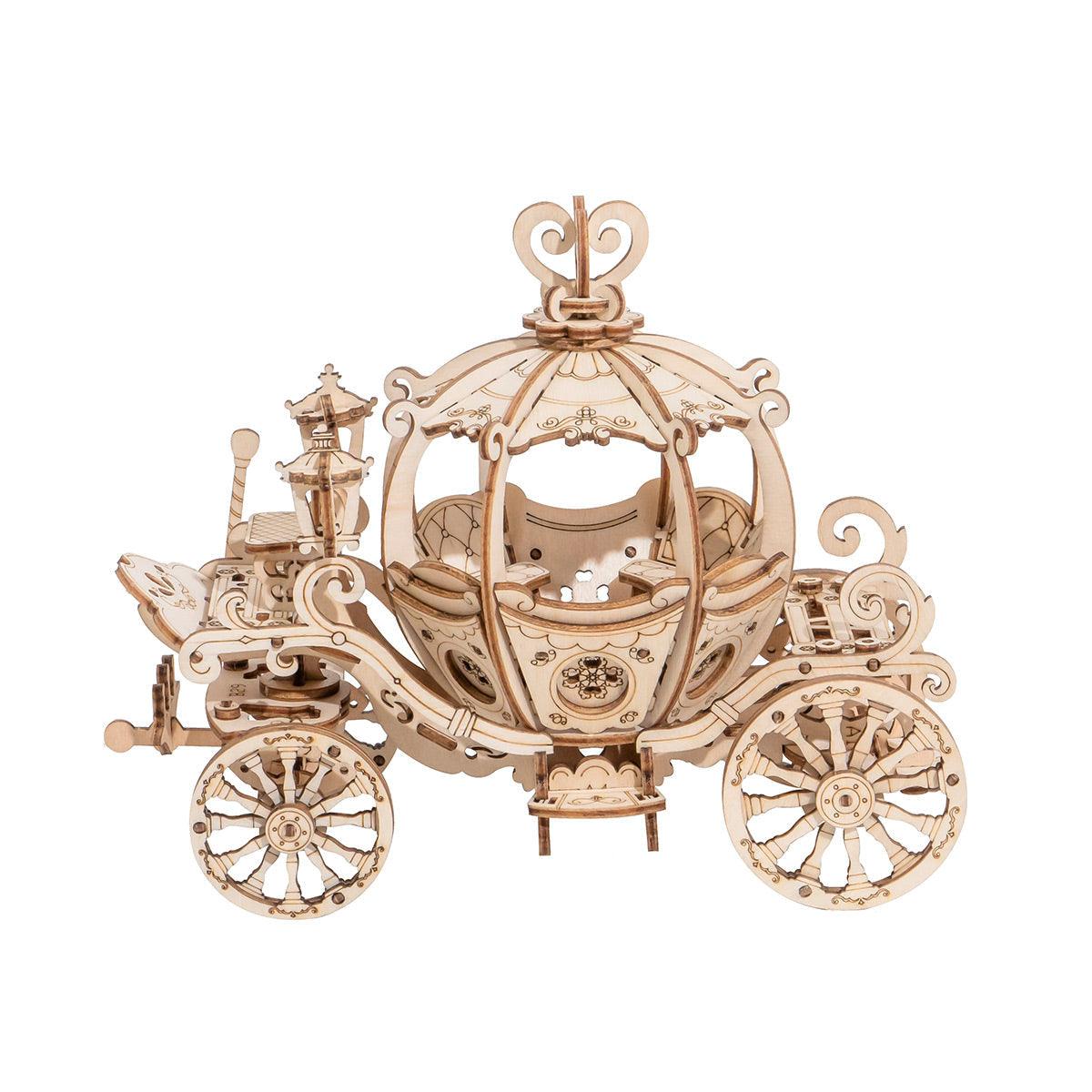 Estrelik™ | Pumpkin Carriage 3D Wooden Puzzle