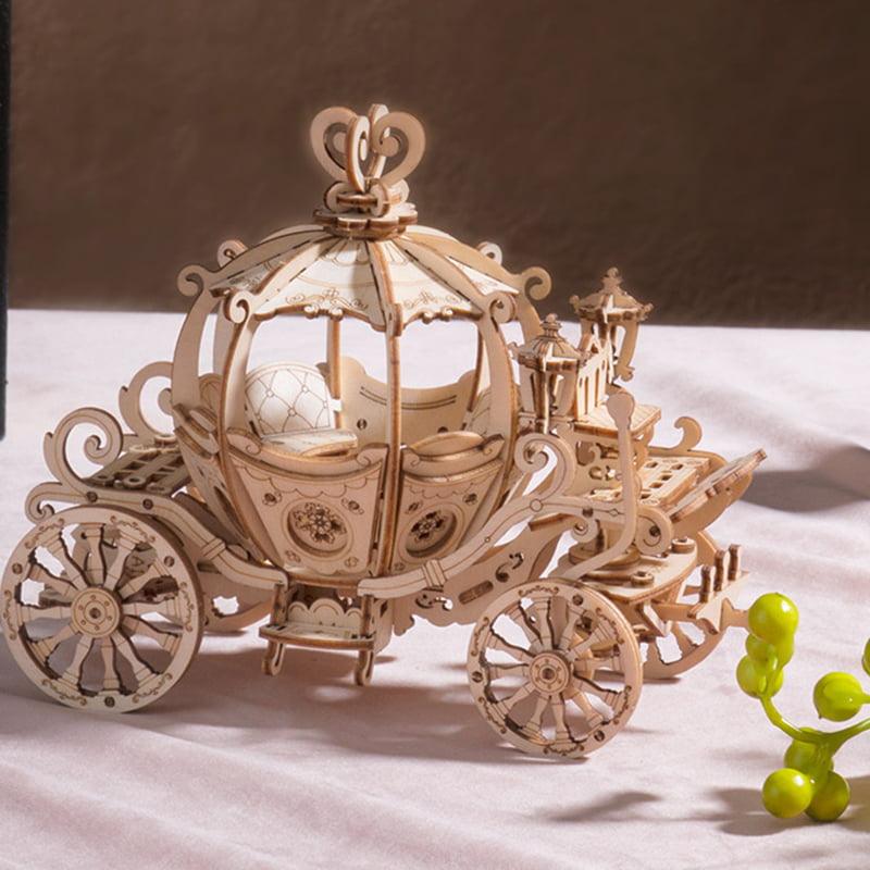 Estrelik™ | Pumpkin Carriage 3D Wooden Puzzle