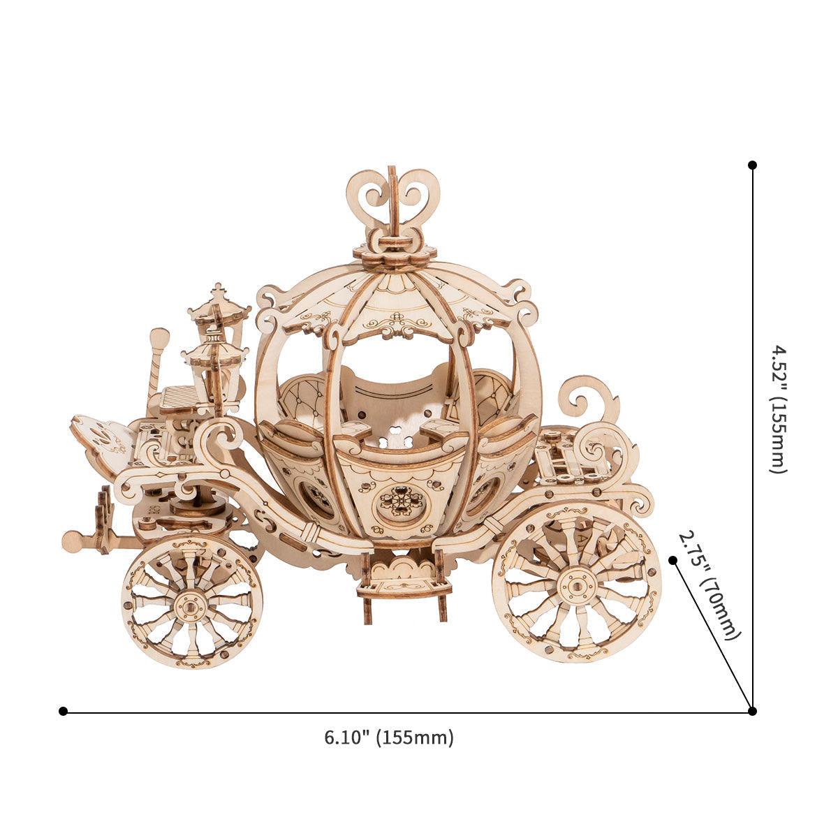 Estrelik™ | Pumpkin Carriage 3D Wooden Puzzle