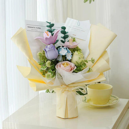 Estrelik™ | Romantic Floral Bouquet DIY 3D Puzzle