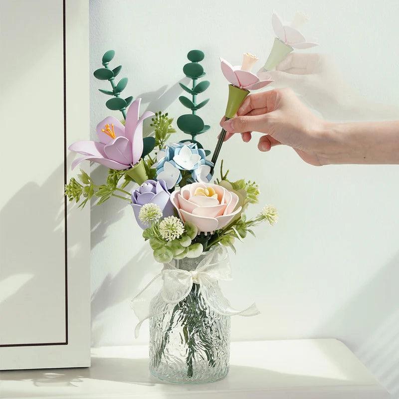 Estrelik™ | Romantic Floral Bouquet DIY 3D Puzzle