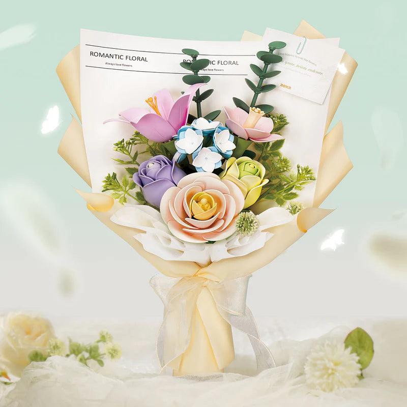 Estrelik™ | Romantic Floral Bouquet DIY 3D Puzzle