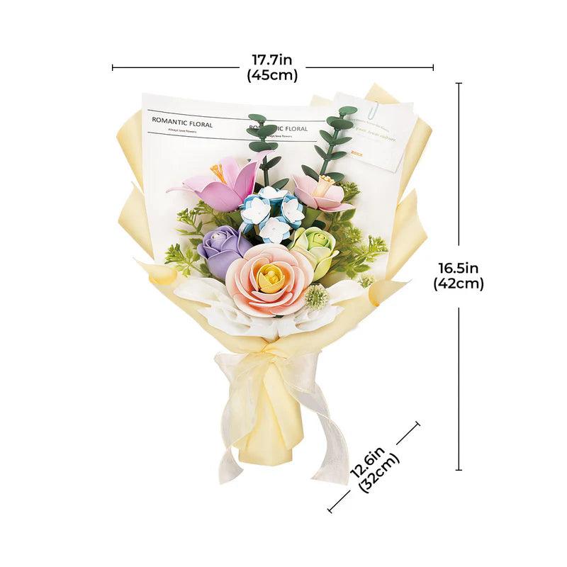 Estrelik™ | Romantic Floral Bouquet DIY 3D Puzzle