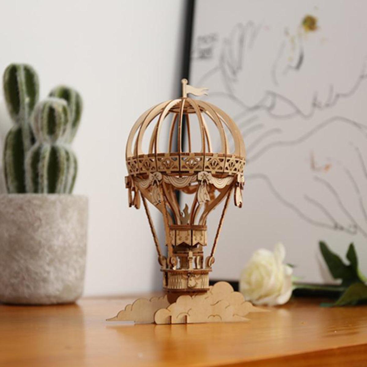 Estrelik™ | Skyward Adventure - DIY Wooden Hot Air Balloon Kit