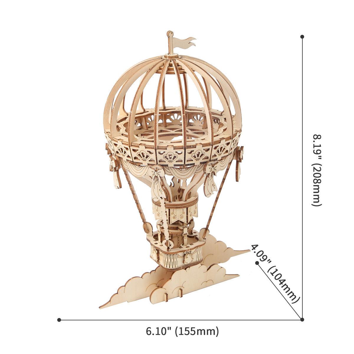 Estrelik™ | Skyward Adventure - DIY Wooden Hot Air Balloon Kit
