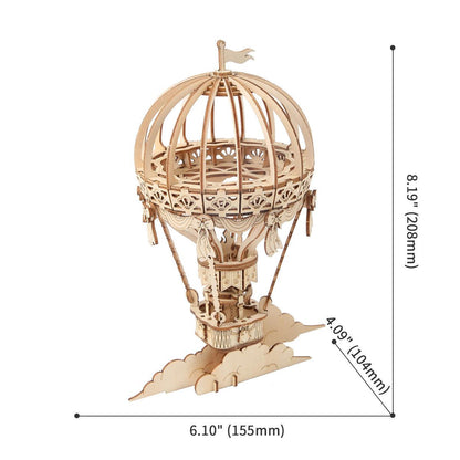 Estrelik™ | Skyward Adventure - DIY Wooden Hot Air Balloon Kit