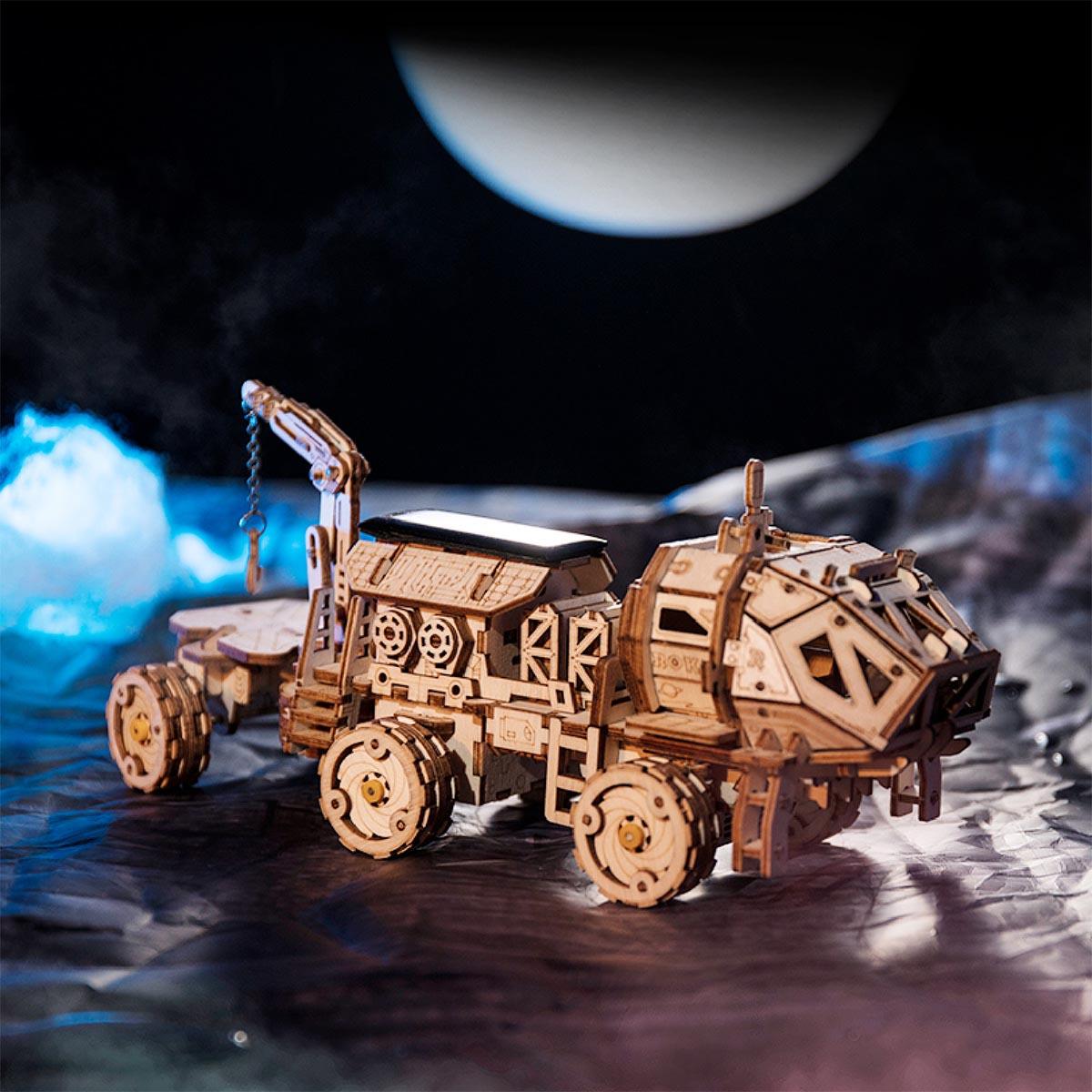 Estrelik™ | Solar Explorer Rover - Educational STEM Wooden Model Kit
