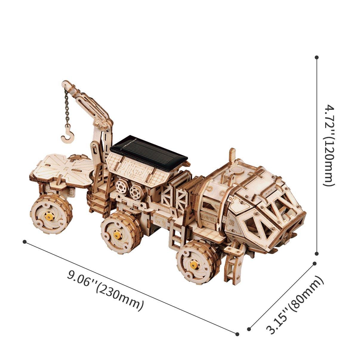 Estrelik™ | Solar Explorer Rover - Educational STEM Wooden Model Kit