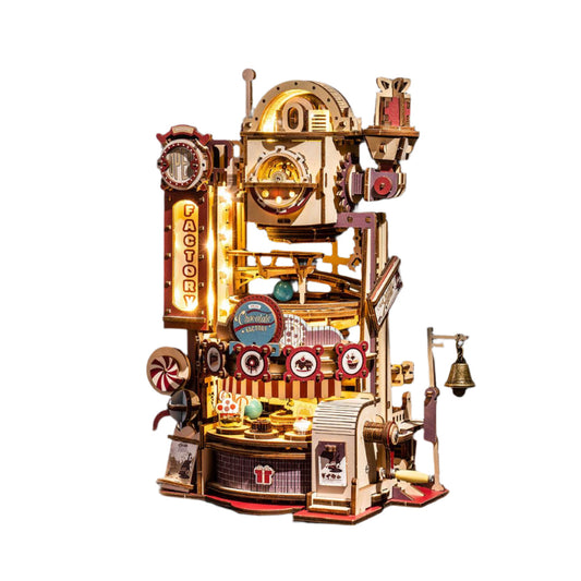 Estrelik™ | Sweet Factory Marble Run - 3D Wooden Puzzle