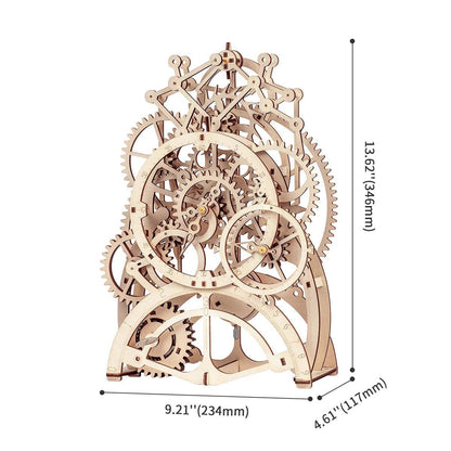 Estrelik™ | Temporal Craftsman Functional Wooden Pendulum Clock Kit