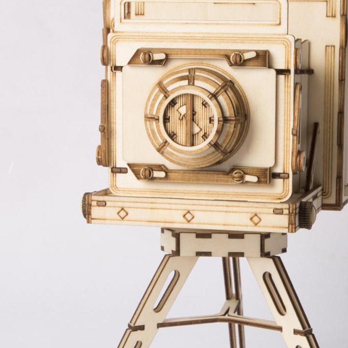 Estrelik™ | Vintage Camera 3D Wooden Puzzle