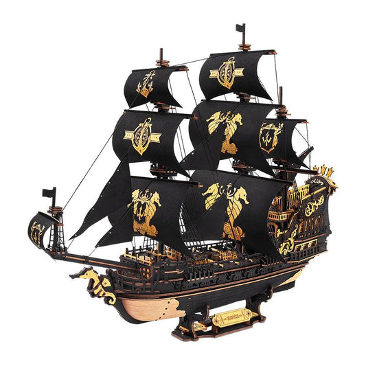 Estrelik™ | Royal Galleon Warship - 3D Wooden Puzzle