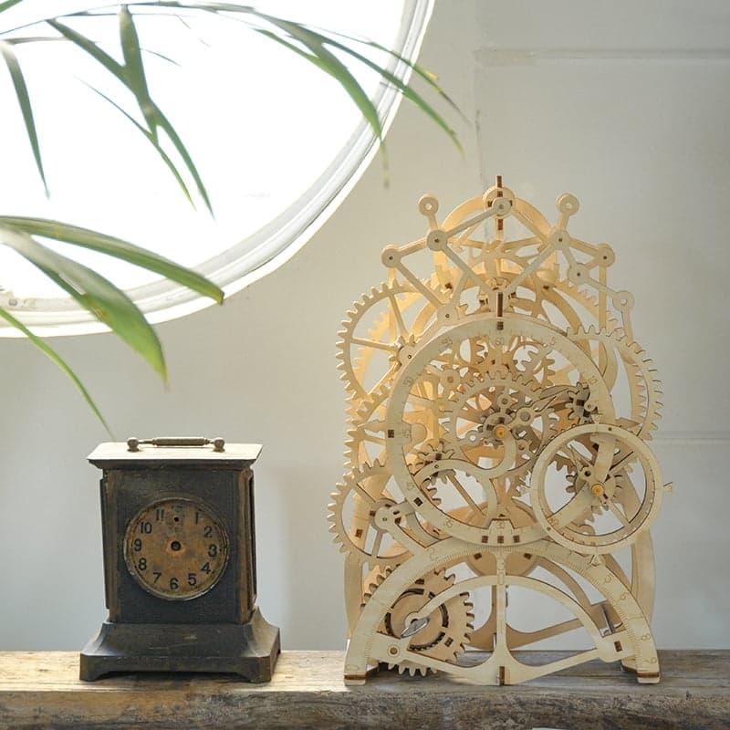 Estrelik™ | Temporal Craftsman Functional Wooden Pendulum Clock Kit