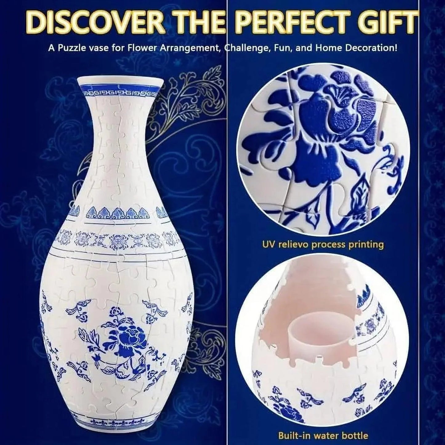 Estrelik™ | Creative 3D Puzzle Flower Vase