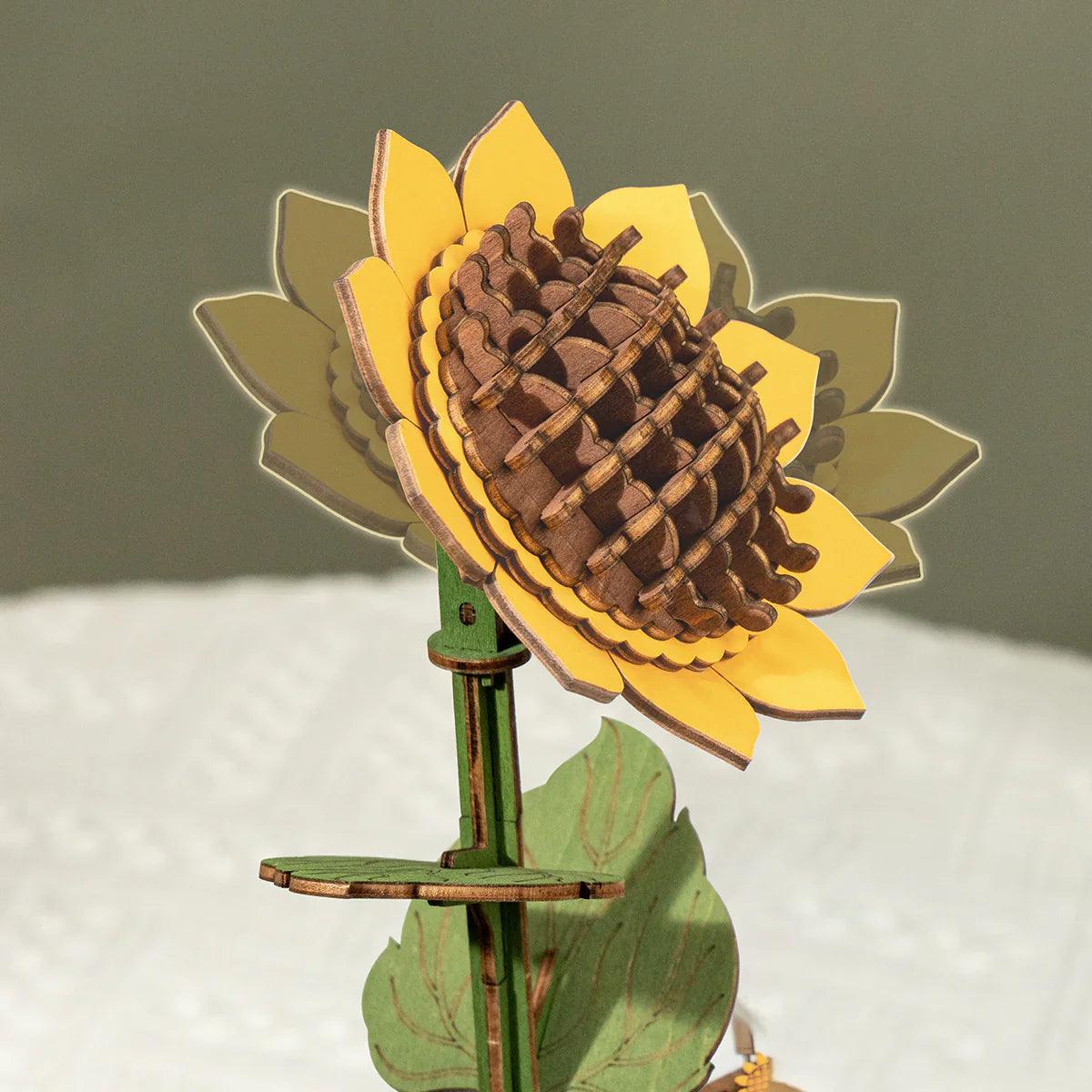 Estrelik™ | Eternal Bloom 3D Wooden Puzzle Bouquet