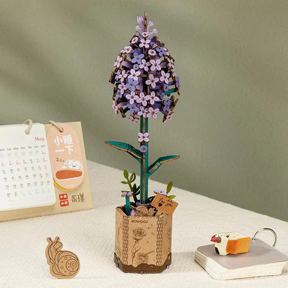 Estrelik™ | Eternal Bloom 3D Wooden Puzzle Bouquet