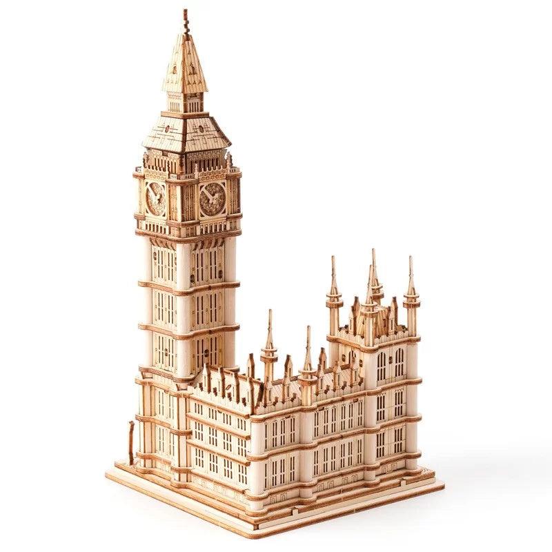 Estrelik™ | Illuminated Tower Bridge 3D Wooden Puzzle