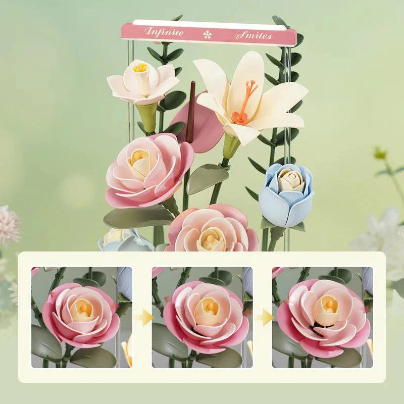 Estrelik™ | Botanical Motion Theater - A Living Bouquet Puzzle
