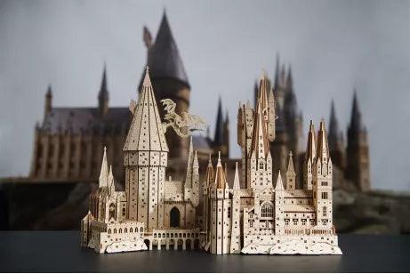 Estrelik™ | Hogwarts Magical Castle 3D Wooden Puzzle Kit