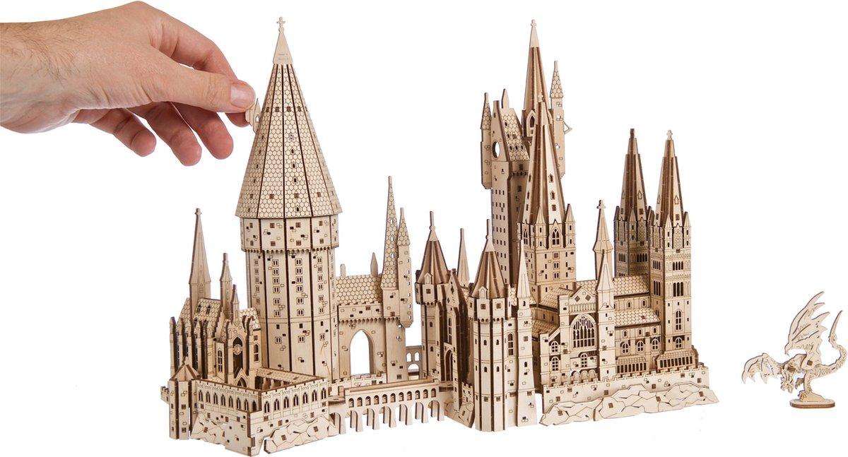 Estrelik™ | Hogwarts Magical Castle 3D Wooden Puzzle Kit
