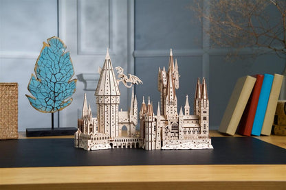 Estrelik™ | Hogwarts Magical Castle 3D Wooden Puzzle Kit