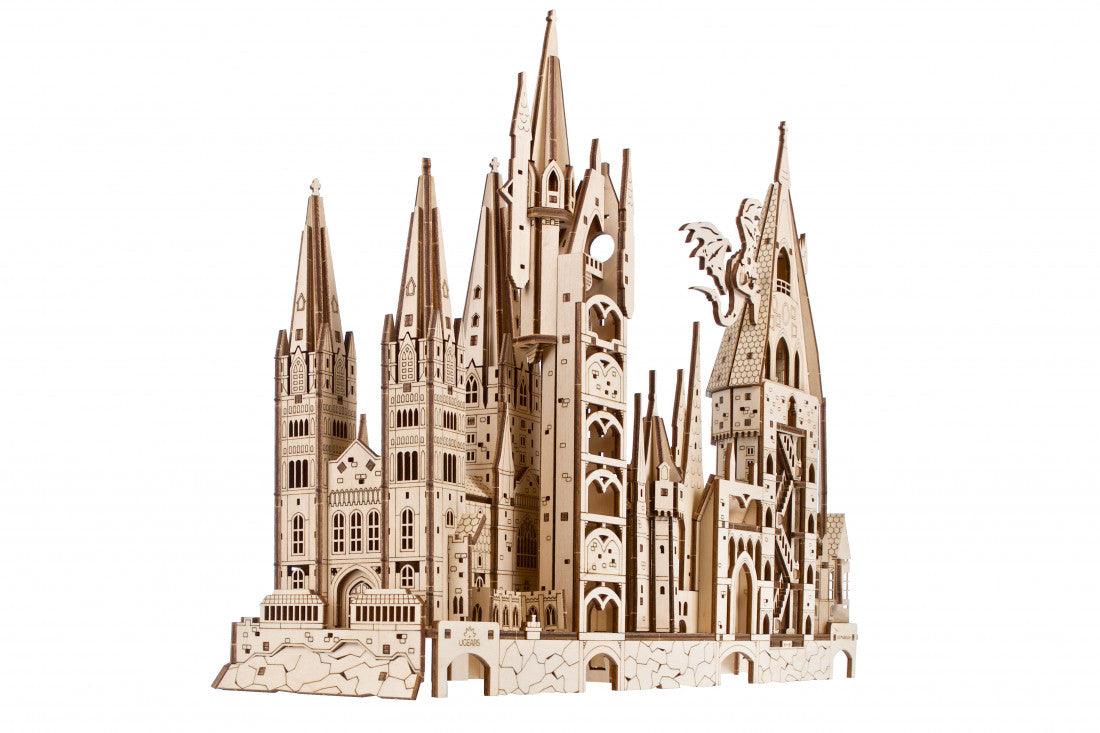 Estrelik™ | Hogwarts Magical Castle 3D Wooden Puzzle Kit